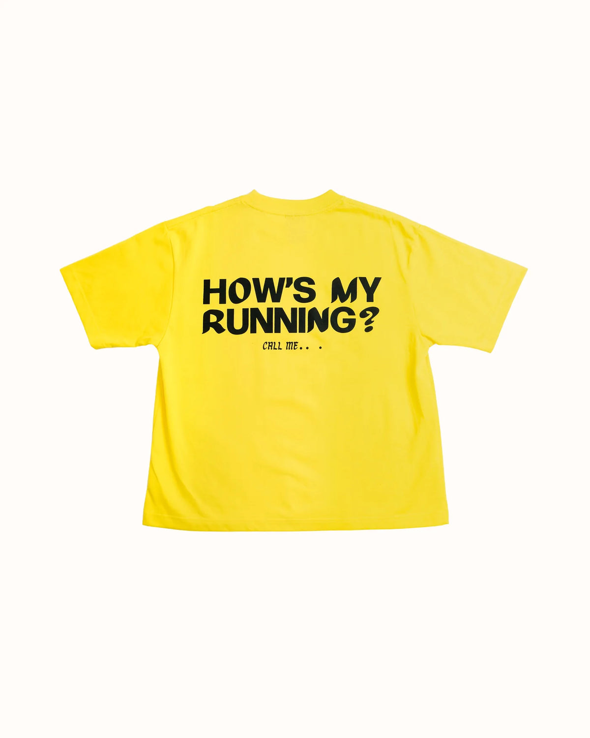 hows my running tee back